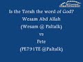 Part(05-12) http://muslimchristiandialogue.com/ ..................................... Wesam Abd Allah is an Egyptian American Sheikh, he is specialized in Biblical studies and debated many Christi