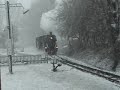 Feldbahnfahrt im Winter
