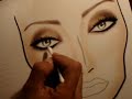 Designing on a Face Chart! Designing on a Face Chart!