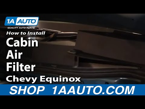 How To Install / Replace Cabin Air Filter 05-09 Chevy Equinox 1AAuto.com