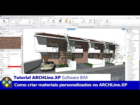 Tutorial ARCHLineXP Software BIM: Adicionar Materiais Personalizados à ...