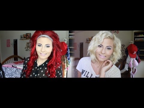 how to dye red hair blonde
