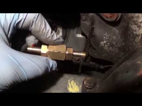 how to drain mercedes fuel tank
