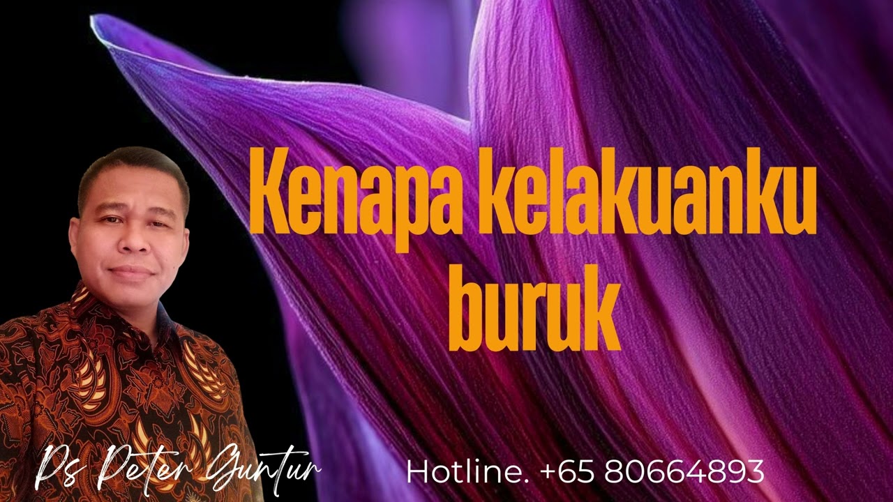 KENAPA AKU KONFLIK TERUS DENGAN ORANG LAIN. -  PETER GUNTUR