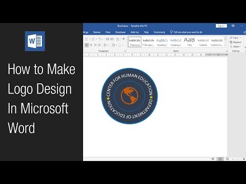 How to Make Logo Design In Microsoft Word – Chantha Nav