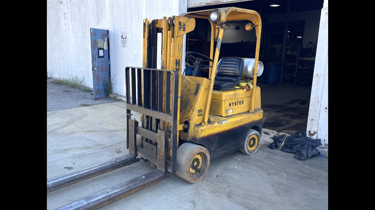 Hyster 5,410Lb Fork Lift, LPG, Mdl. S50C