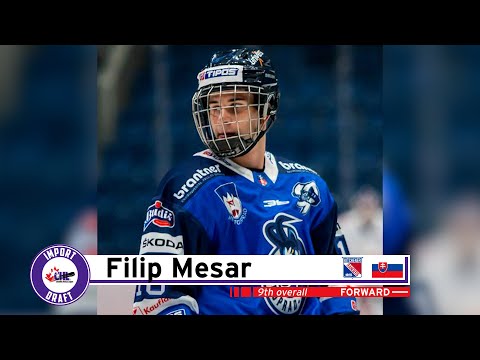 2021 CHL Import Draft | Filip Mesar (9th overall)