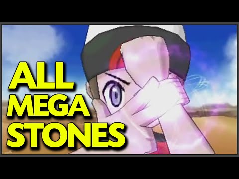 how to locate mega stones in pokemon x