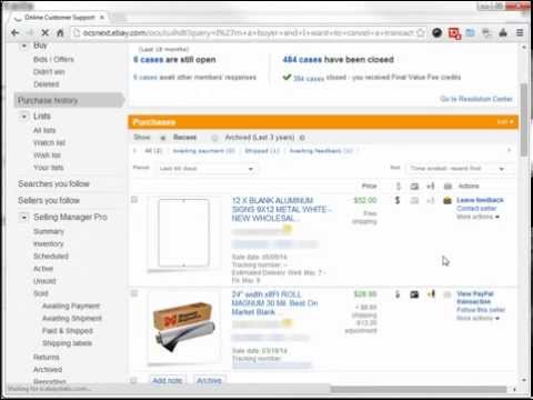 how to cancel an order on ebay