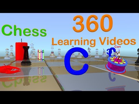 Learn C - 360° 3D Animated VR Kids Video - YouTube