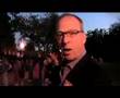 Dana Rohrabacher runs away from protestors