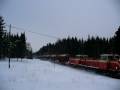 An empty train to Ilomantsi