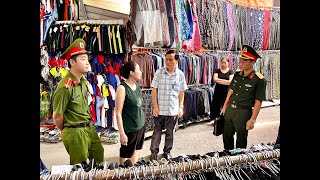 Đoàn liên ngành kiểm tra việc kinh doanh mặt hàng quân trang trên địa bàn thành phố