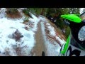 Mt. Pinos run 1 part 1 01-21-12 - Riding Down Mt. Pinos at 7:30am on Saturday morning with Ryan