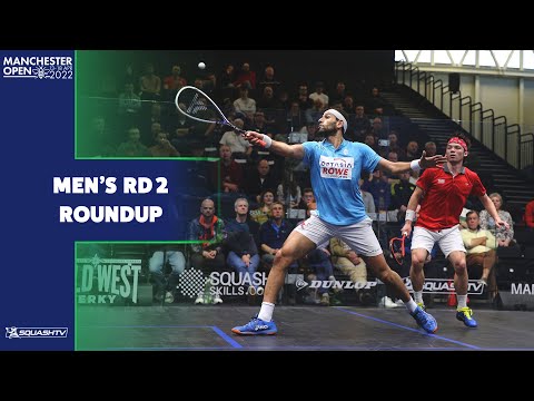 Squash: Manchester Open 2022 - Men's Rd 2 Roundup