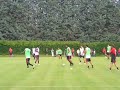 Prima partitella di Ronaldinho a Milanello Prima partitella di Ronaldinho a Milanello