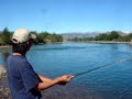 Chinook pescado en la XI region