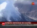 Autoridades sobrevolaron el volcán Chaitén