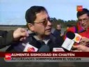Autoridades sobrevolaron el volcán Chaitén