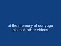 in memory of yugo (music casualties unknown soldier)