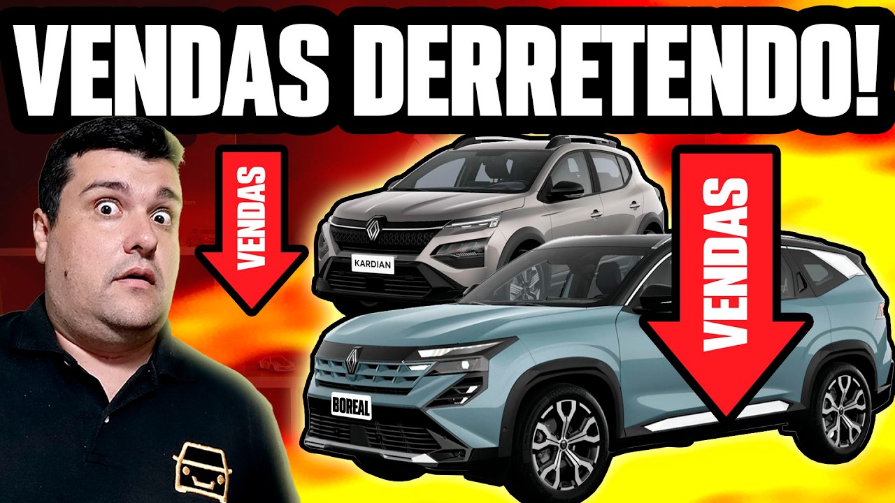 RENAULT no FUNDO DO POÇO? BOREAL ENCALHA, KARDIAN VAI MAL e QUASE NENHUM CARRO VENDE BEM! E AGORA?