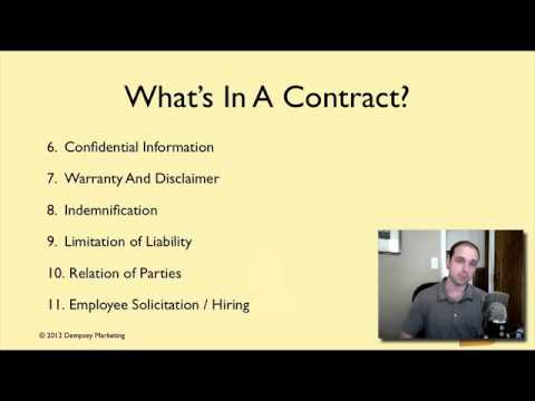 how to draw up a contract