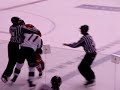 frazer mclaren (red) vs. jd watt (white)
14:05 of the 3rd period.
portland winter hawks at vancouver giants, game 2 round 2 of the 2006 memorial cup playoffs.
pretty good tilt with mclaren taking over early, then watt coming back later.  edge: mclaren.
