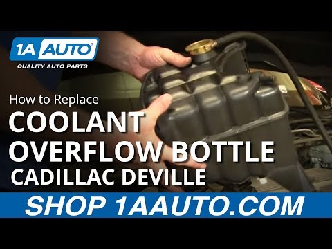 How To Install Replace Radiator Coolant Tank Cadillac Deville Northstar 96-99 1AAuto.com