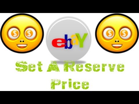how to put a reserve on ebay