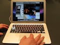 macbook air multitouch interface at macworld expo