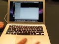 macbook air multitouch interface at macworld expo