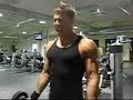 Bodybuilder Charley Warm up