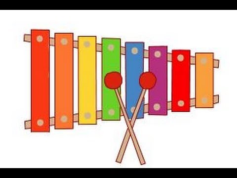 how to draw xylophone
