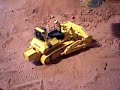 Komatsu Bulldozer 575A at work ,scale 1/50 rc-controlled