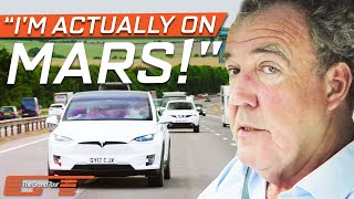 Clarkson Is Astonished By The Self-Driving Tesla Model X