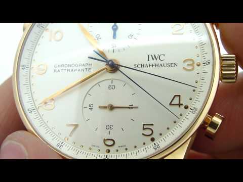 iwc portugieser - Buy this watch at http://www.keepthetime.com/index.php?main_page=product_info&cPath=2&products_id=290 IWC Portugieser Rattrapante split-second chronograph wa...