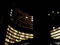 videos de Pong and Space Invaders on Toronto City Hall