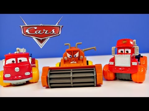 Disney Pixar Cars Frank Hydro Wheels Deluxe Fire Truck Red and Mack Water Racing Car Toys