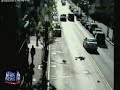 This is an awful video!  Caught on tape in Connecticut.  Two cars illegally pass on a double line when a car slows down.  The first avoids the man walking, the second hits him SO hard he flies in the air and lies there dying.  They ALL drive away (hit and run.)  THEN no-one responds, goes out to help, does ANYTHING!!  What has happened to society???  It's sick!If anyone knows who these drivers are, PLEASE contact law enforcement!  From the Fox News Network.