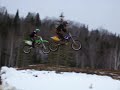 premi�re ride de l'ann�e dans la piste de riviere-rouge