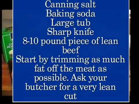 how to cure meat