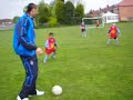Rio Ferdinand playing footy with my 8 year old son and his m Rio Ferdinand playing footy with my 8 year old son and his m