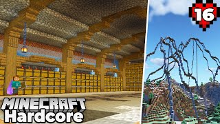 Starting My Storage Room AND MOUNTAINS! Minecraft 1.16 Hardcore Survival