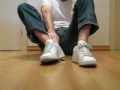 Adidas Stan Smith - versifft mit verschwitzten Puma-Sneaker-Socken (geiler smell)