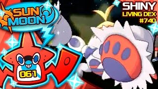 SHINY CRABOMINABLE! Crabrawler Reaction Quest For Shiny Living Dex #740 | Pokemon Sun Moon Shiny #61 by aDrive