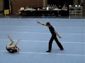 ACROGYM MIX PAIR LIANNE EN RICK BALANS REGIOWEDSTRIJD