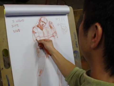 how to draw human anatomy