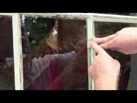 how to repair glass in a window