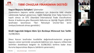 2021 Yılı Tıbbi Cihazlar Finansman Desteği Programı Toplantı Kaydı