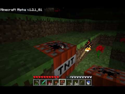 how to use tnt in minecraft